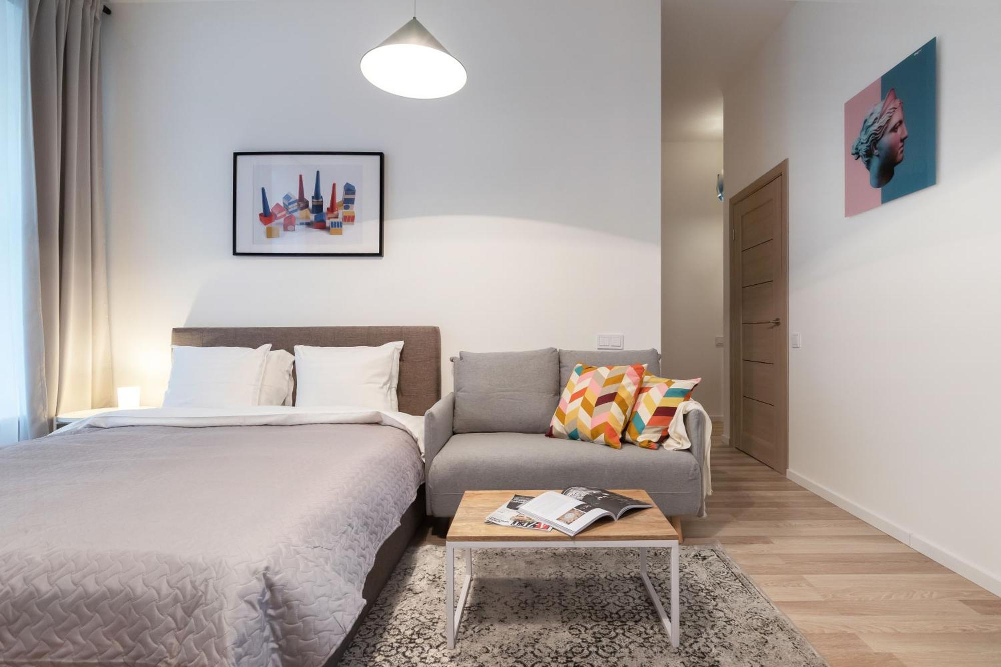 #Stayhere - Modern & Central Studio Apartments 维尔纽斯 客房 照片